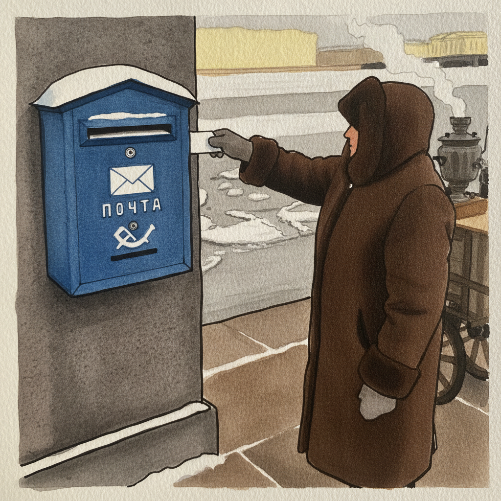 Soviet-Era Blue Box in St Petersburg example 3