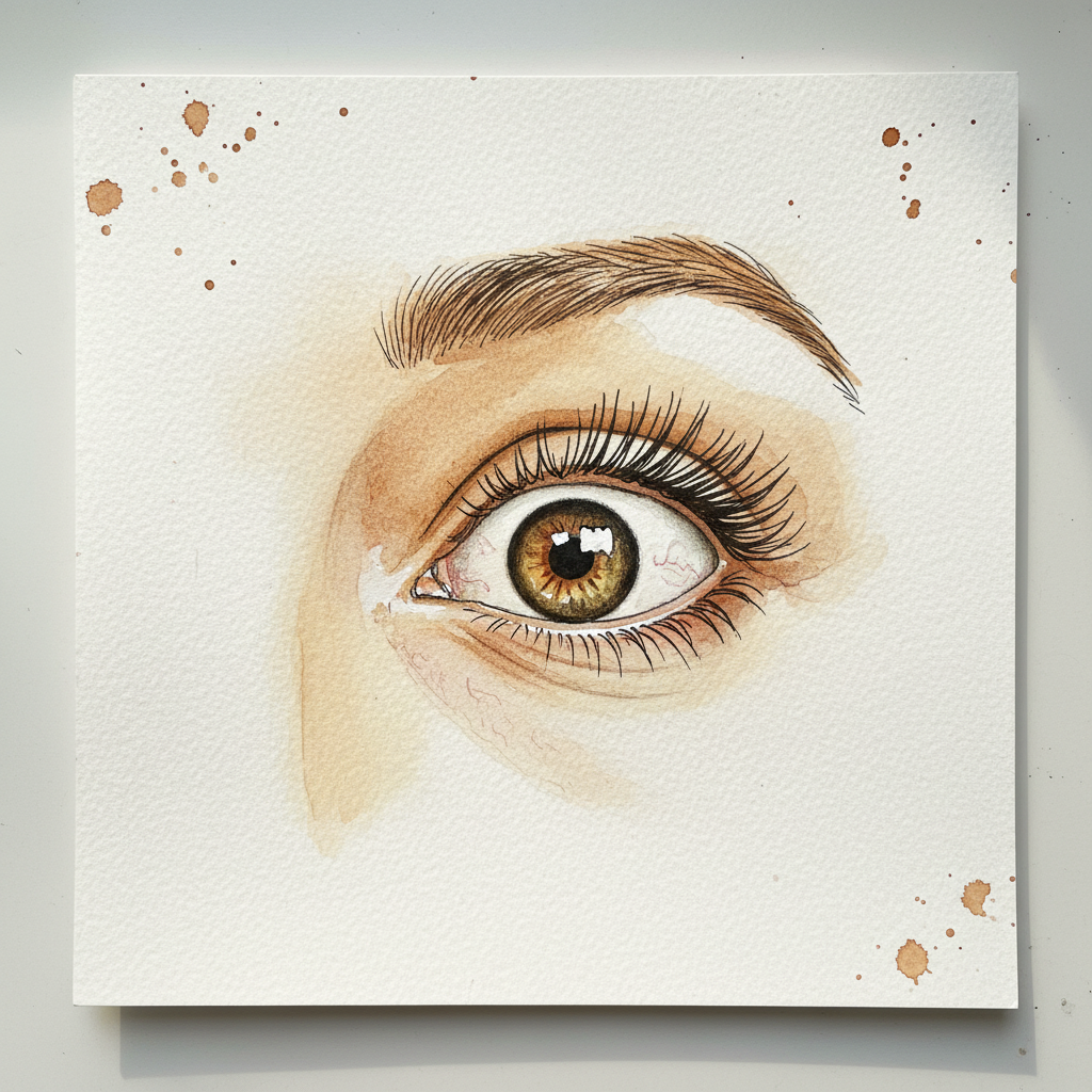 Open Wide Surprise Eye, White Woman 30s Alternative interpretation