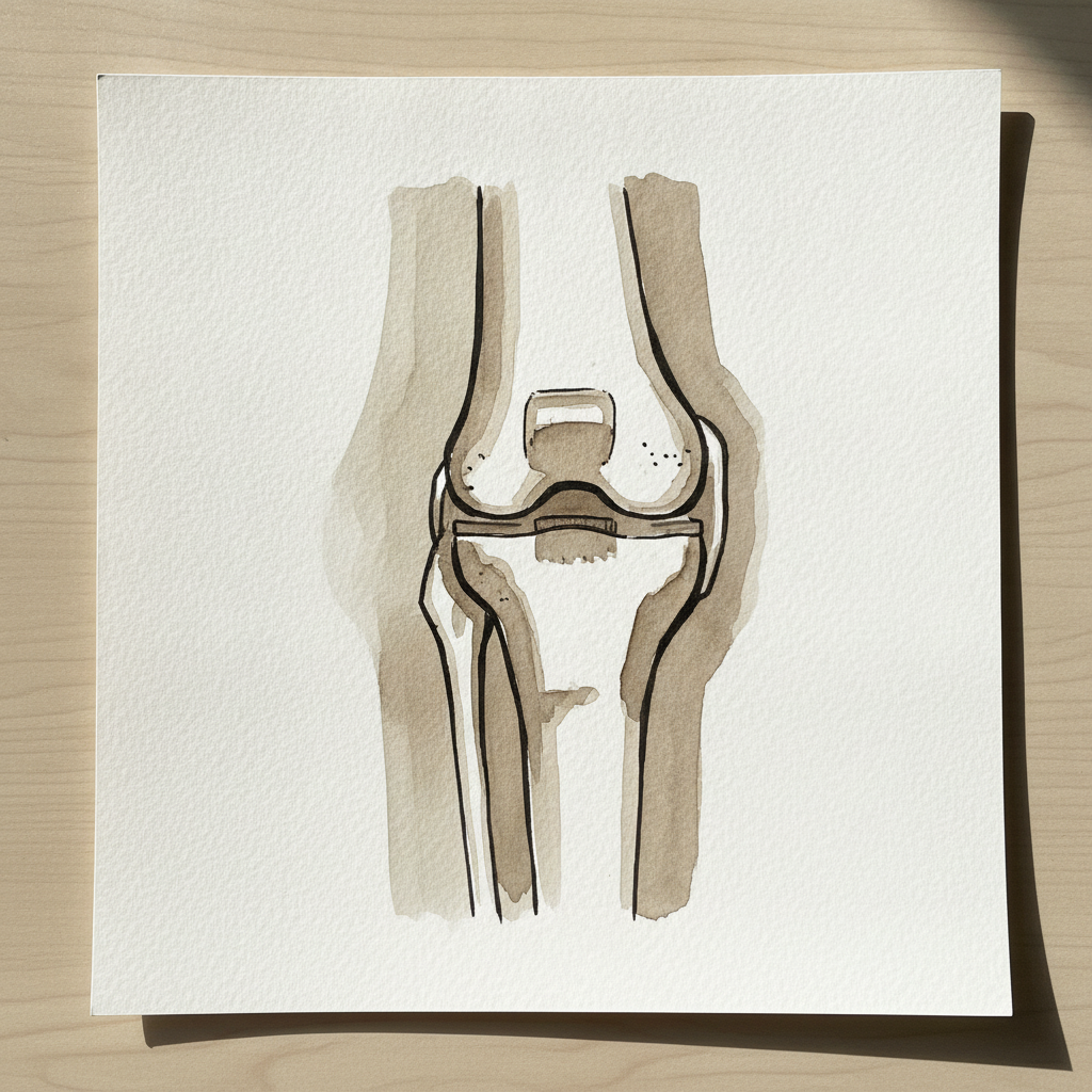 Knee Lateral View Extended Alternative interpretation