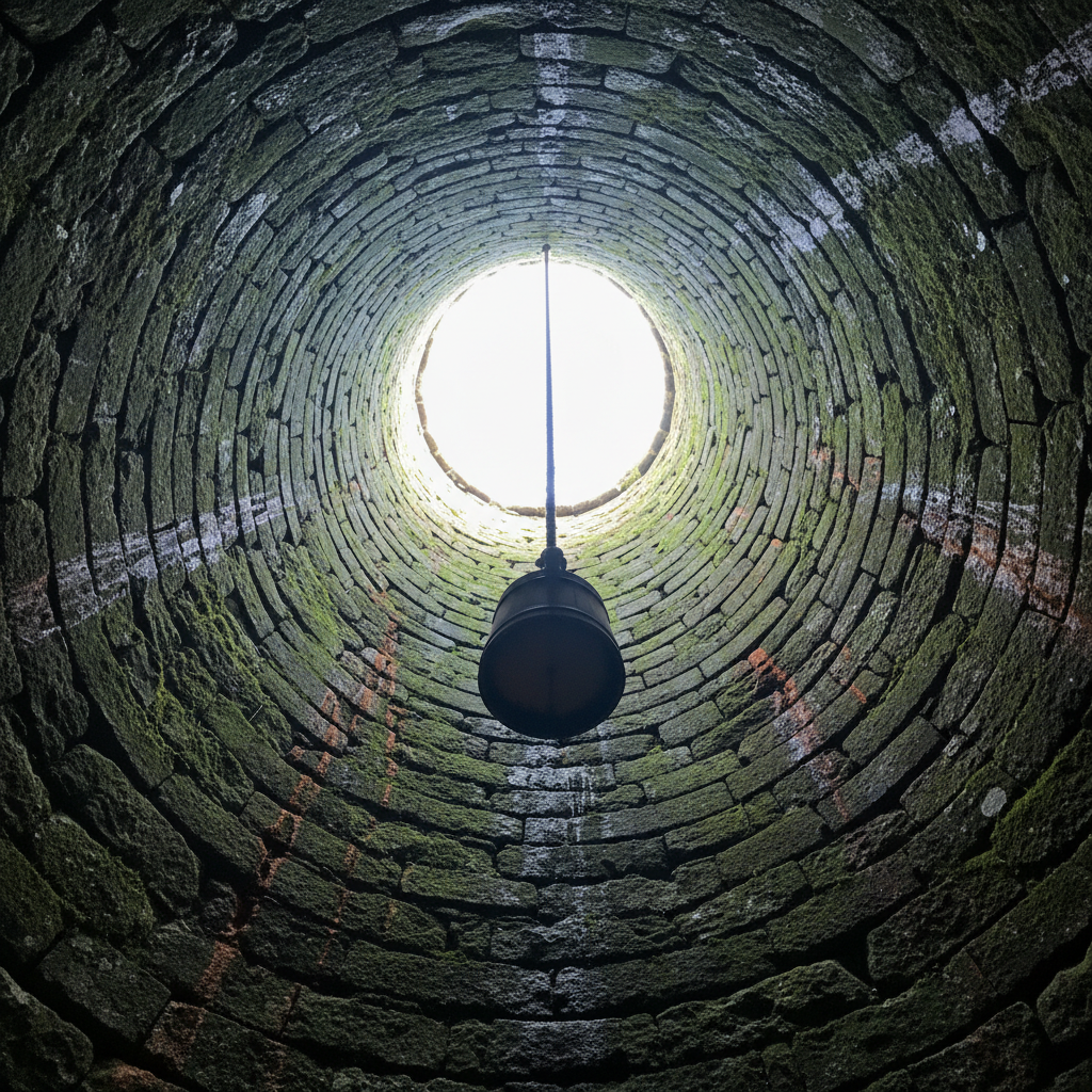 Bottom of a Well Looking Up photo reference