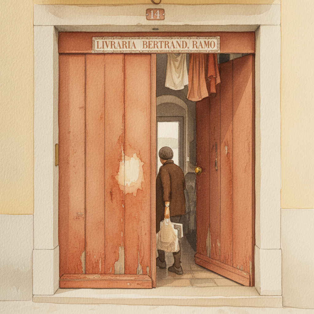 Lisbon Door in Faded Indigo example 1