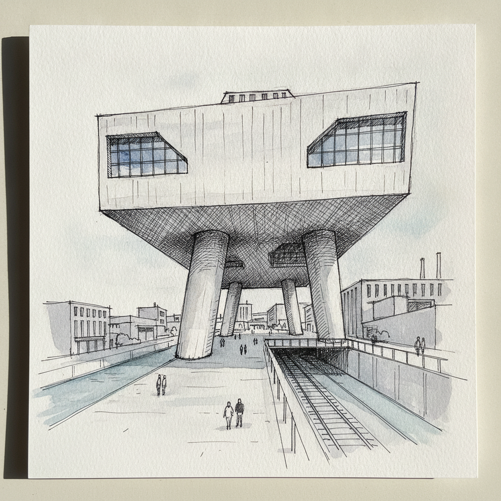 Phaeno Science Centre, Wolfsburg, Germany example 1