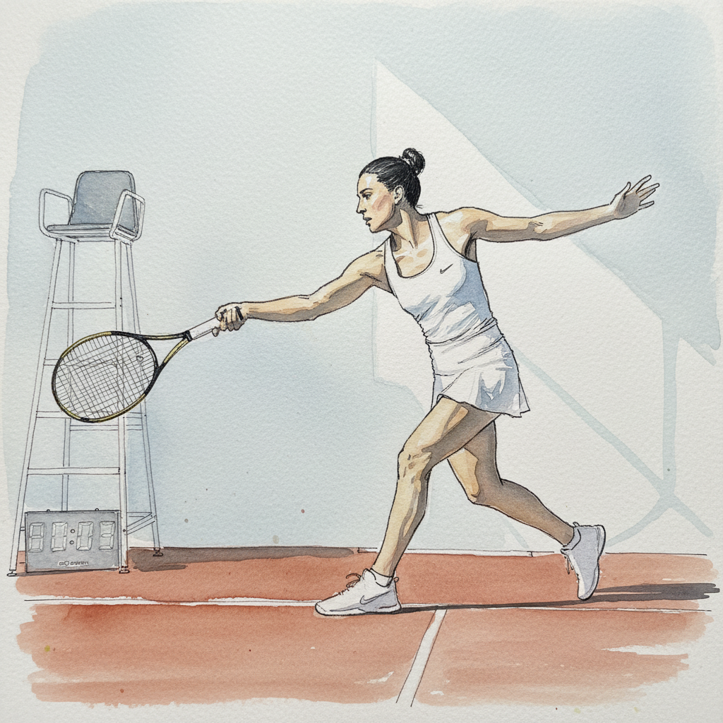 Sweeping Backhand Swing Loose & airy