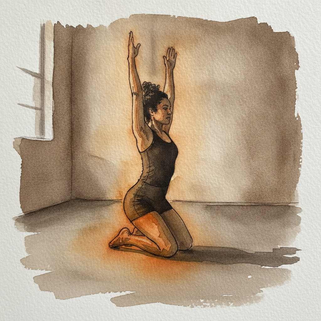 Both Arms Parallel, On Toes example 2