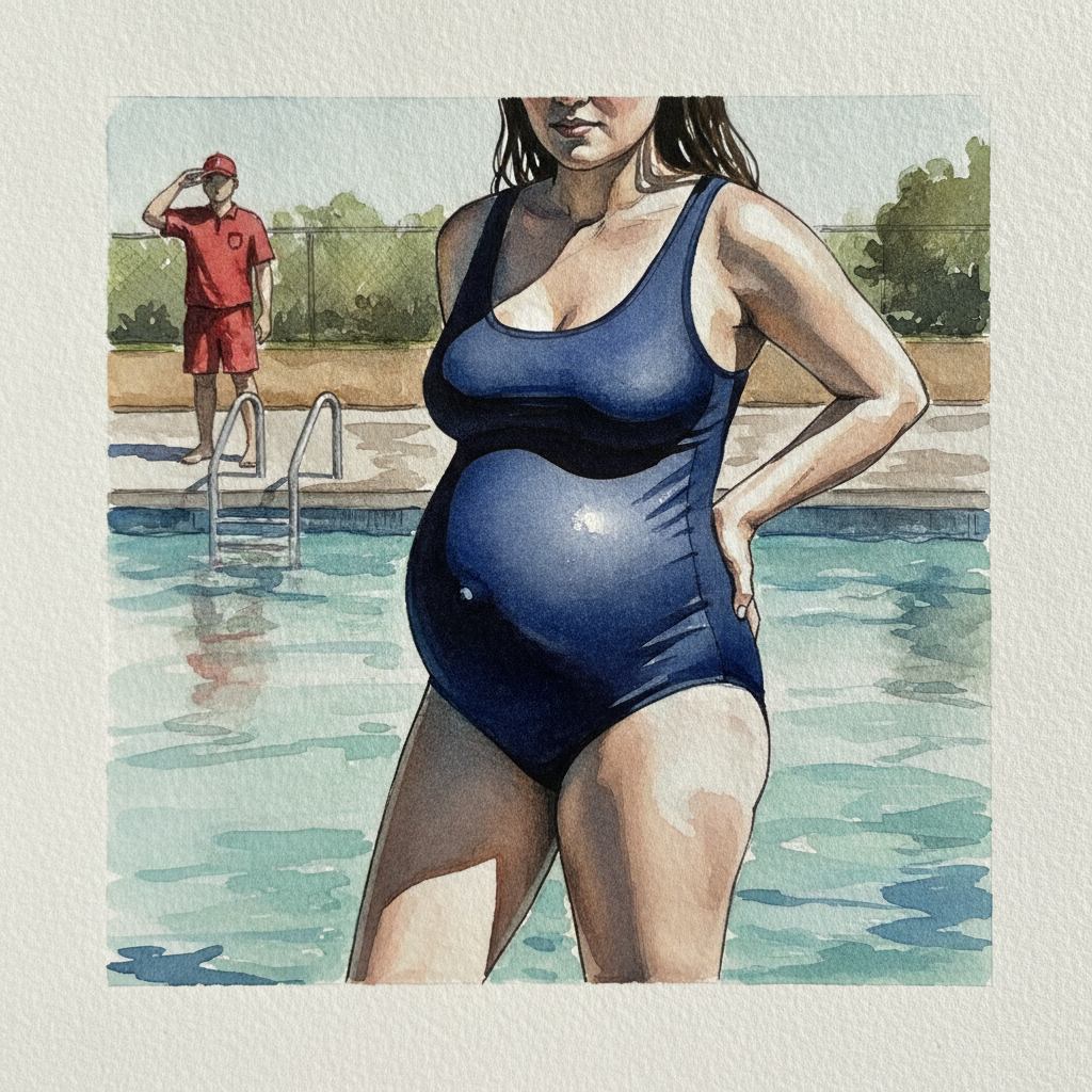 Pregnant belly second trimester Tighter & richer