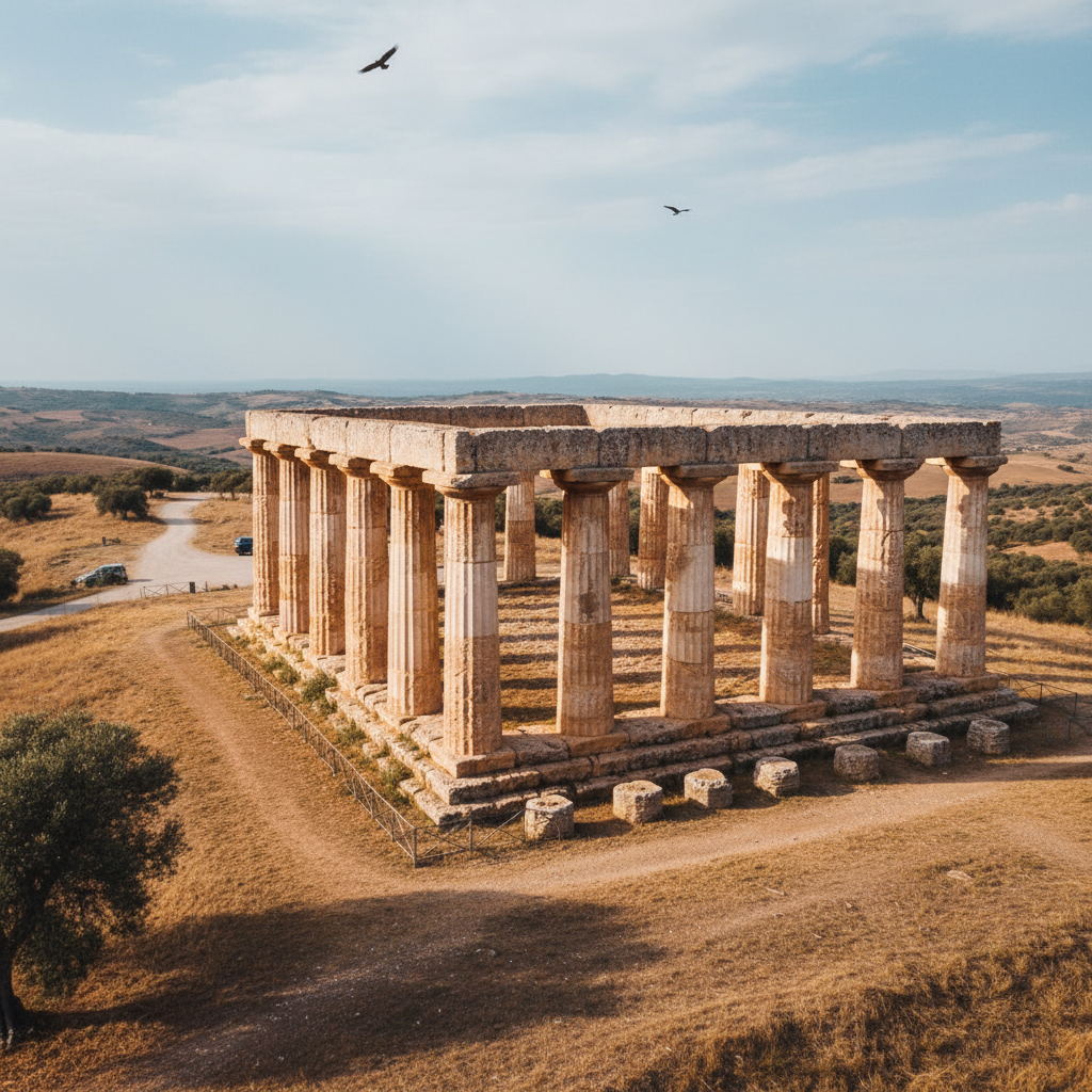 Temple of Segesta, Segesta, Sicily photo reference