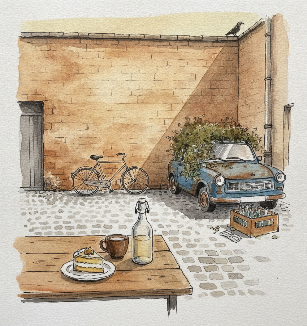 Berlin Kaffee und Kuchen courtyard example 1
