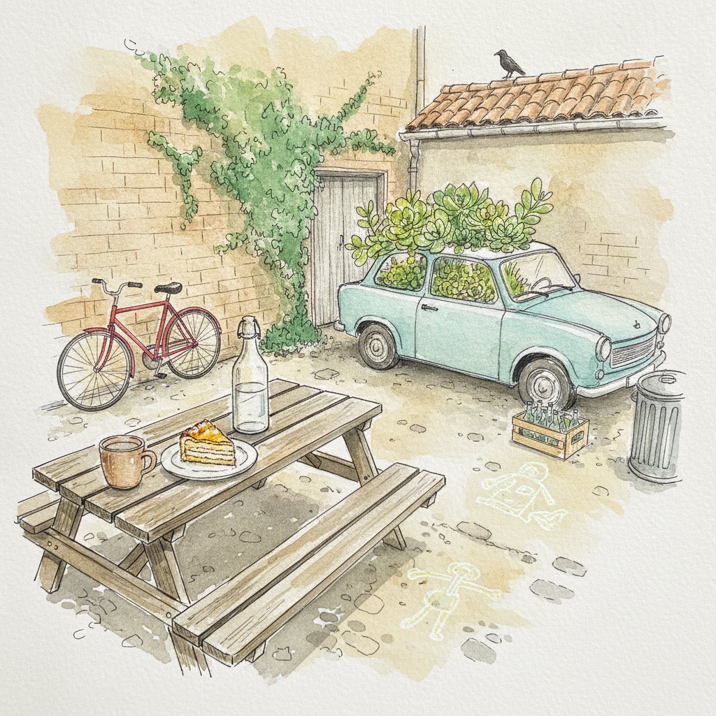 Berlin Kaffee und Kuchen courtyard example 2