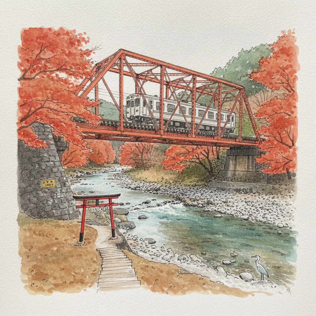 Japanese Pre-War Truss, Honshu example 2
