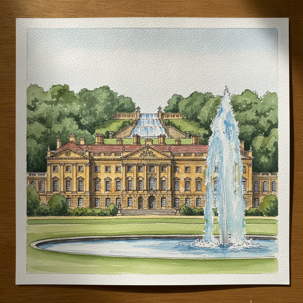 Chatsworth House, Derbyshire, England Tighter & richer