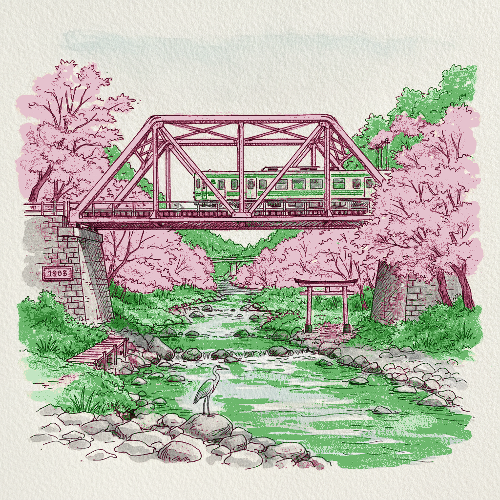 Japanese Pre-War Truss, Honshu example 3
