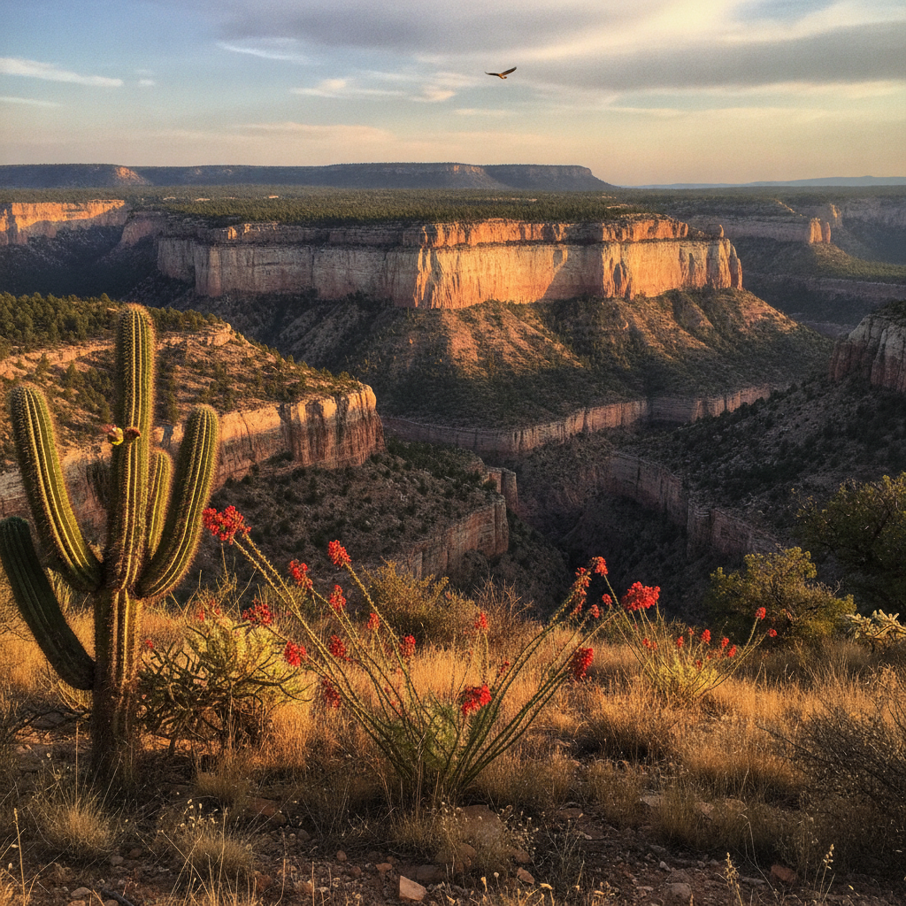 Sierra Madre Tablelands, Mexico AI-generated photoreal reference