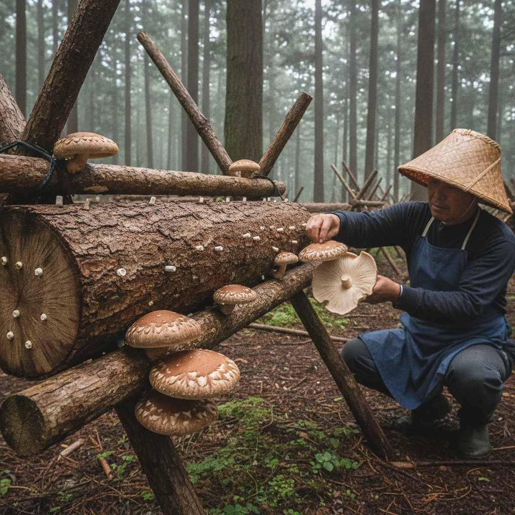 Shiitake AI-generated photoreal reference