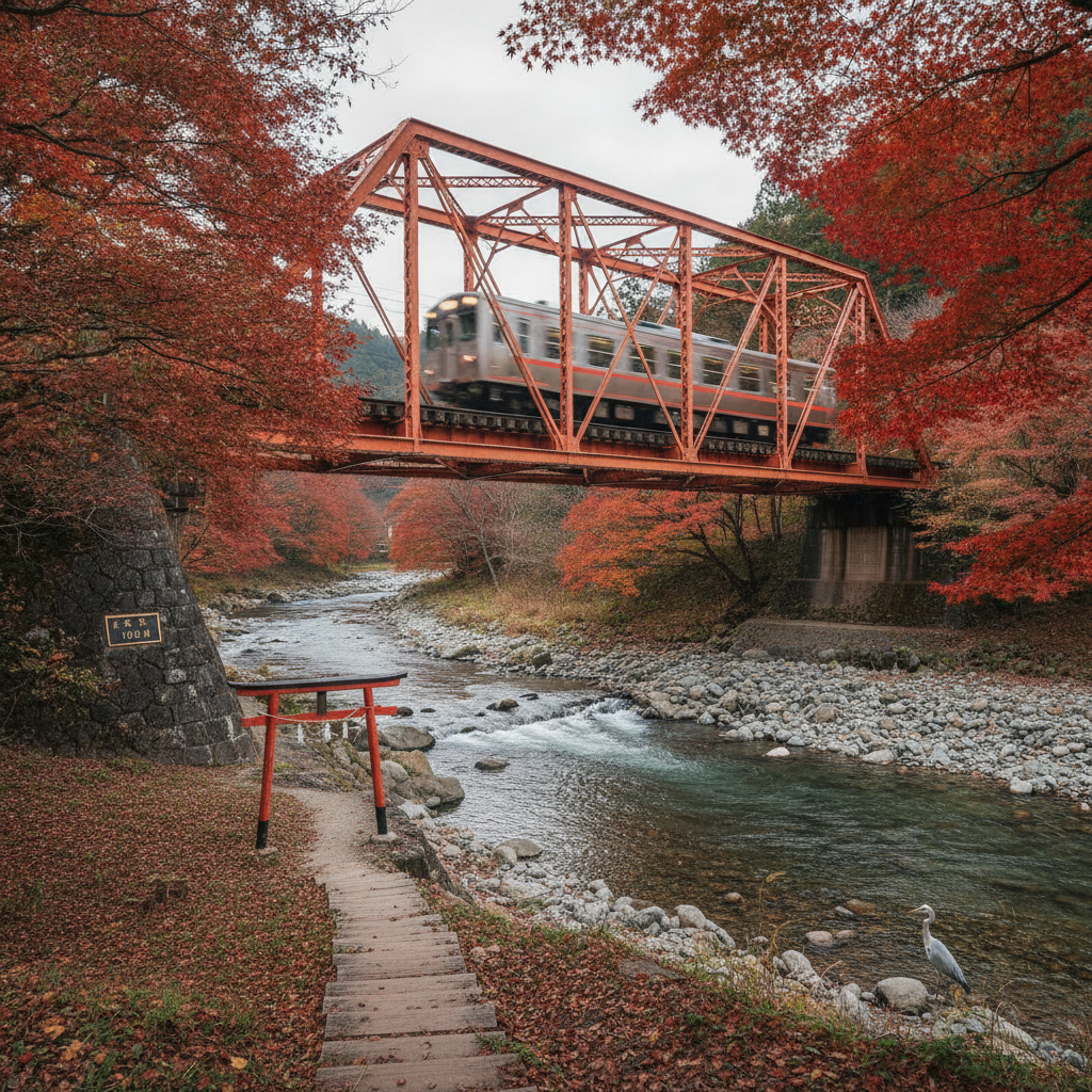 Japanese Pre-War Truss, Honshu AI-generated photoreal reference