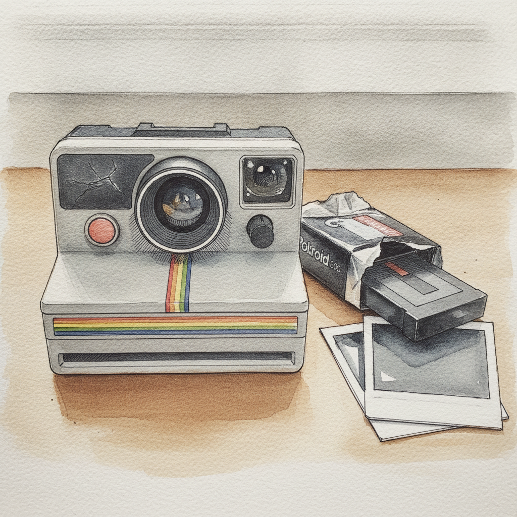 Polaroid 600 in plastic example 1
