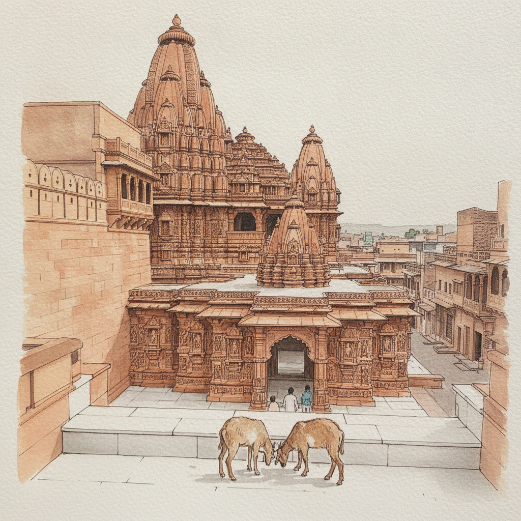 Karauli Jain Temples, Karauli, Rajasthan, India example 2