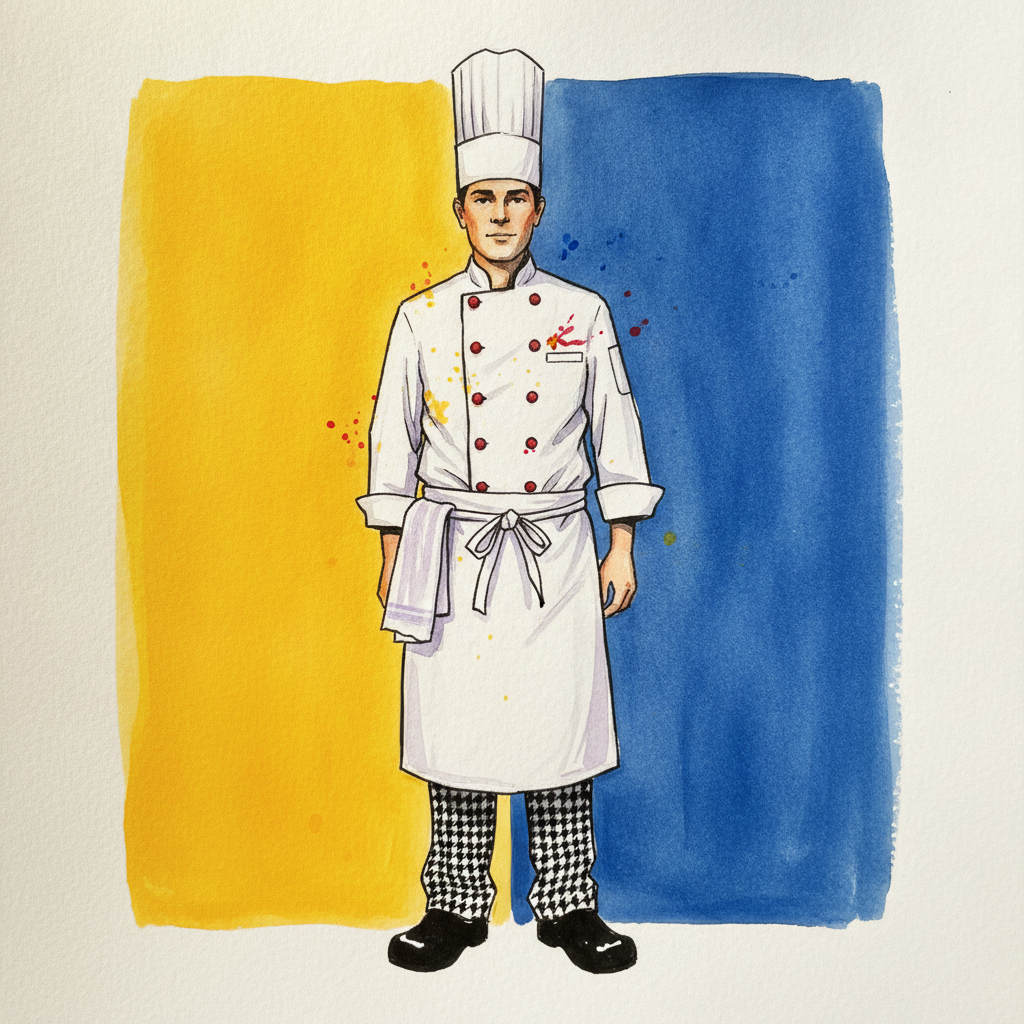 Executive chef whites example 2