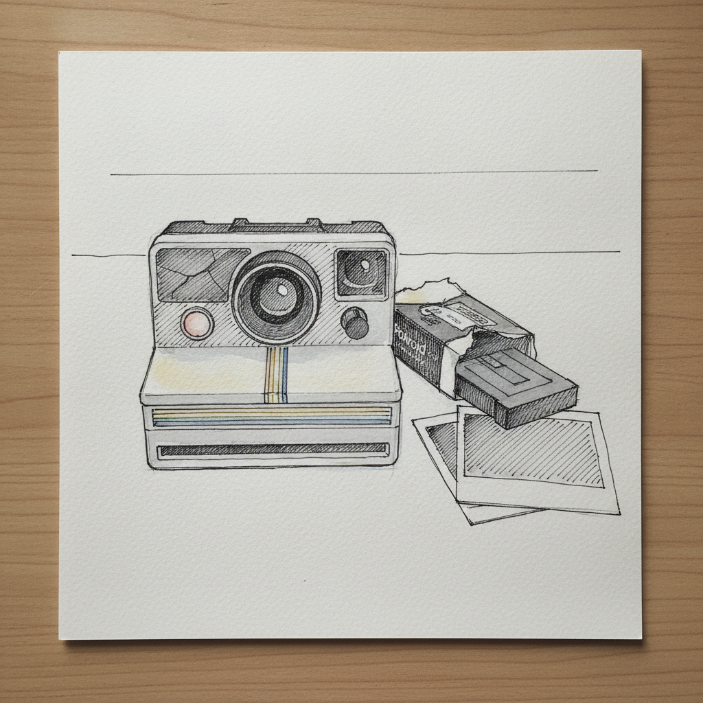 Polaroid 600 in plastic example 2