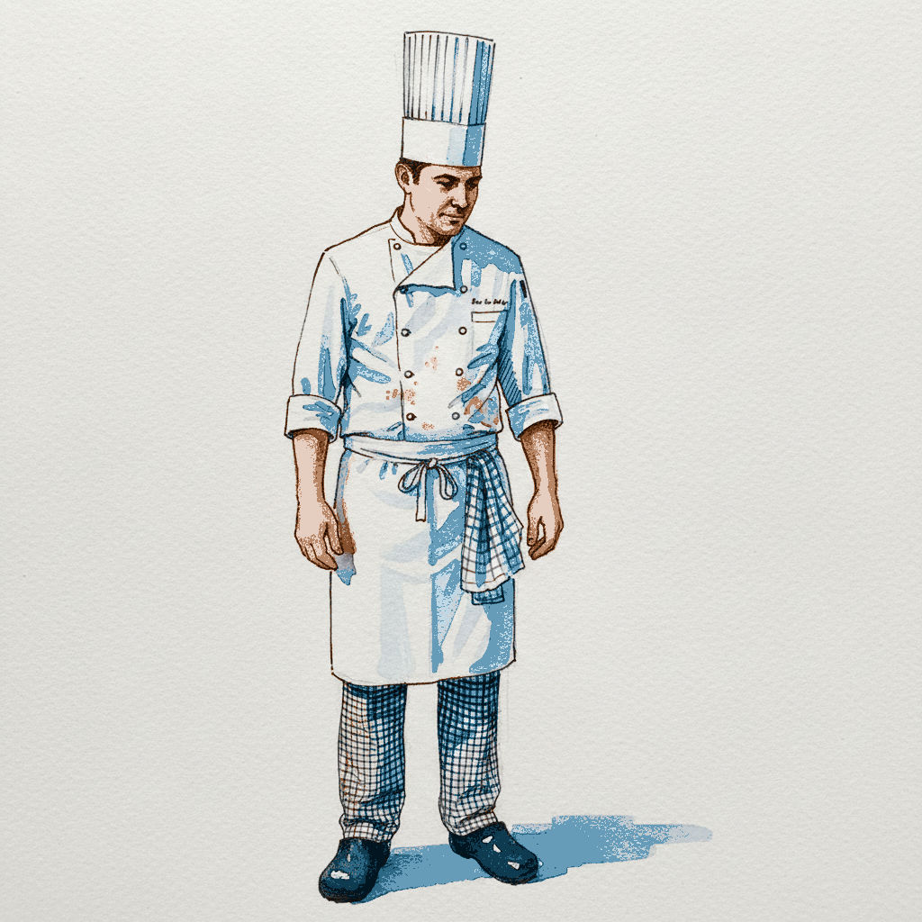 Executive chef whites example 3