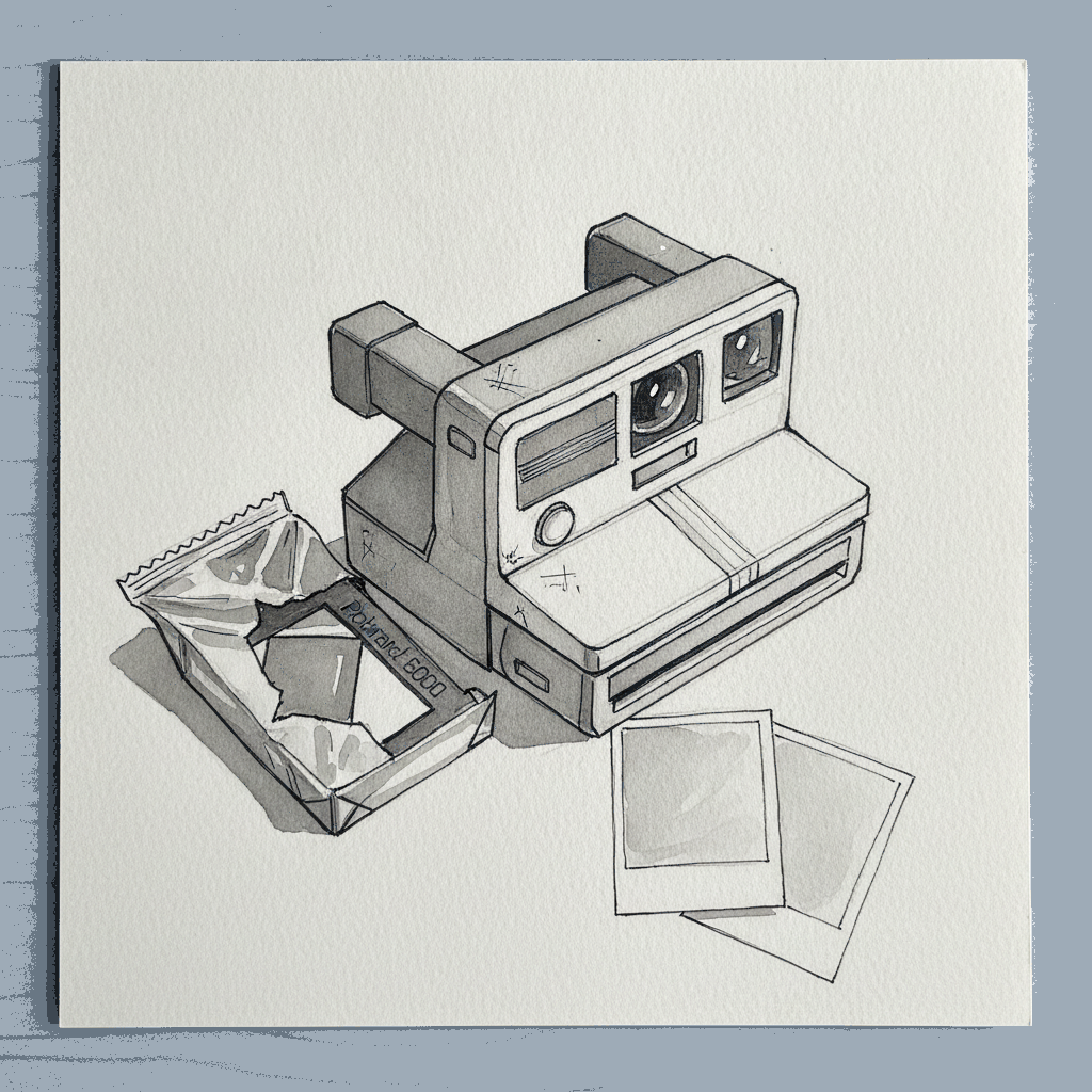 Polaroid 600 in plastic example 3
