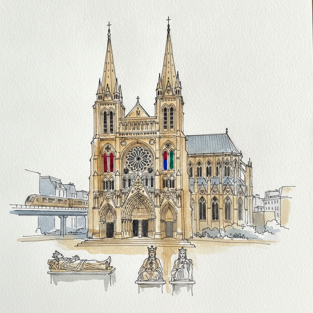 Saint-Denis Basilica, Saint-Denis, France example 1