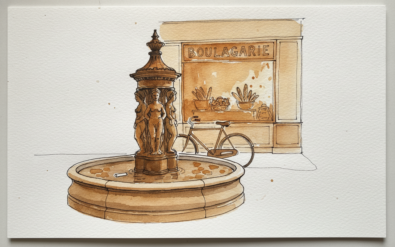 Parisian Borne-Fontaine example 1