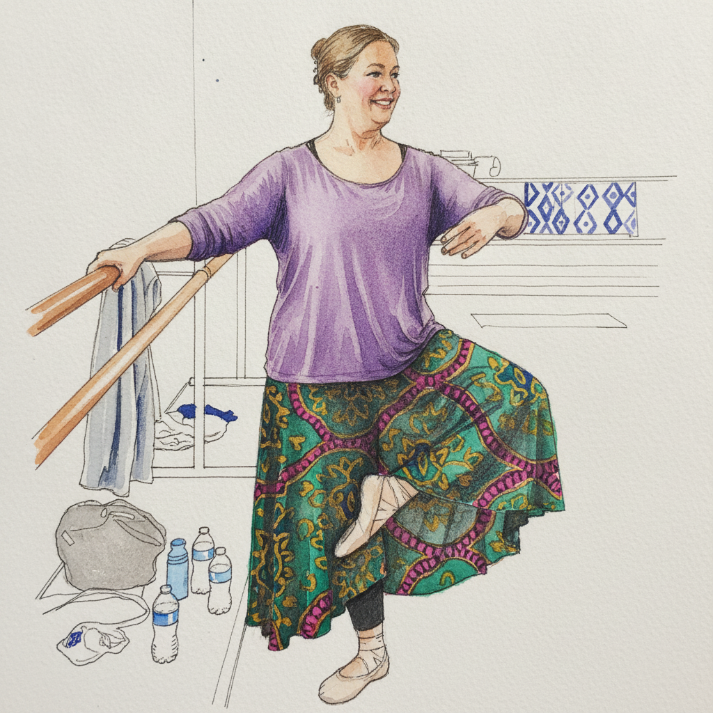 Attitude, plus-size adult beginner example 2