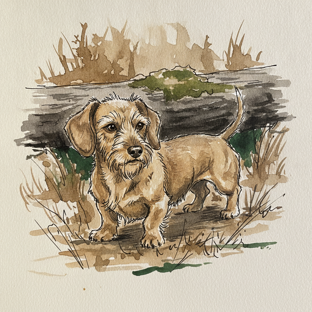 Wire-haired dachshund example 2