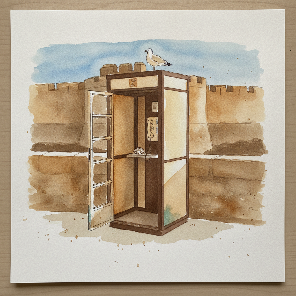 Brittany Cabine, Cream and Brown example 2