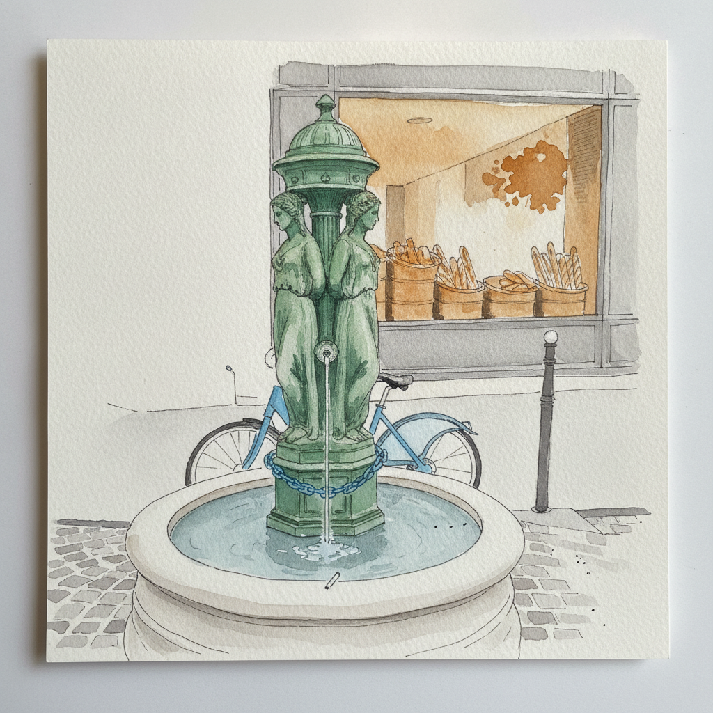 Parisian Borne-Fontaine example 3