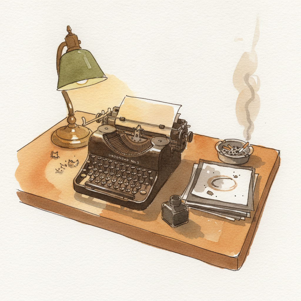 Newsroom desk, 1928 example 1