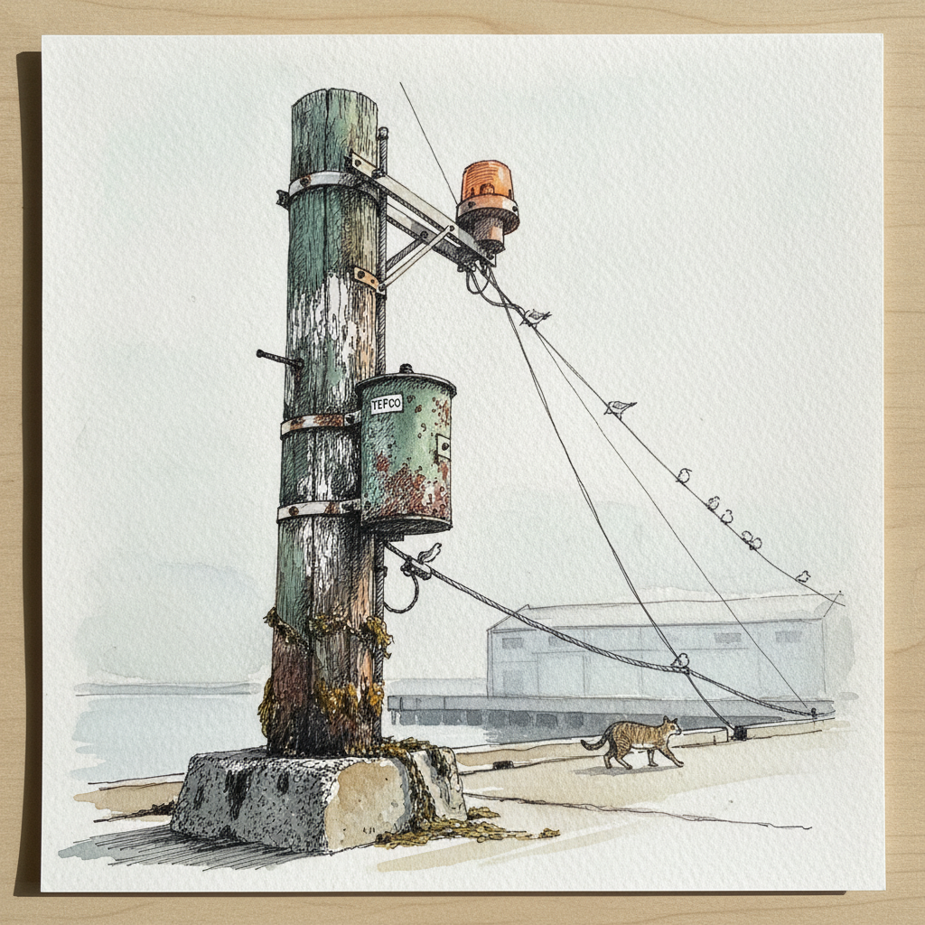 Yokohama Harbor District Pole example 1