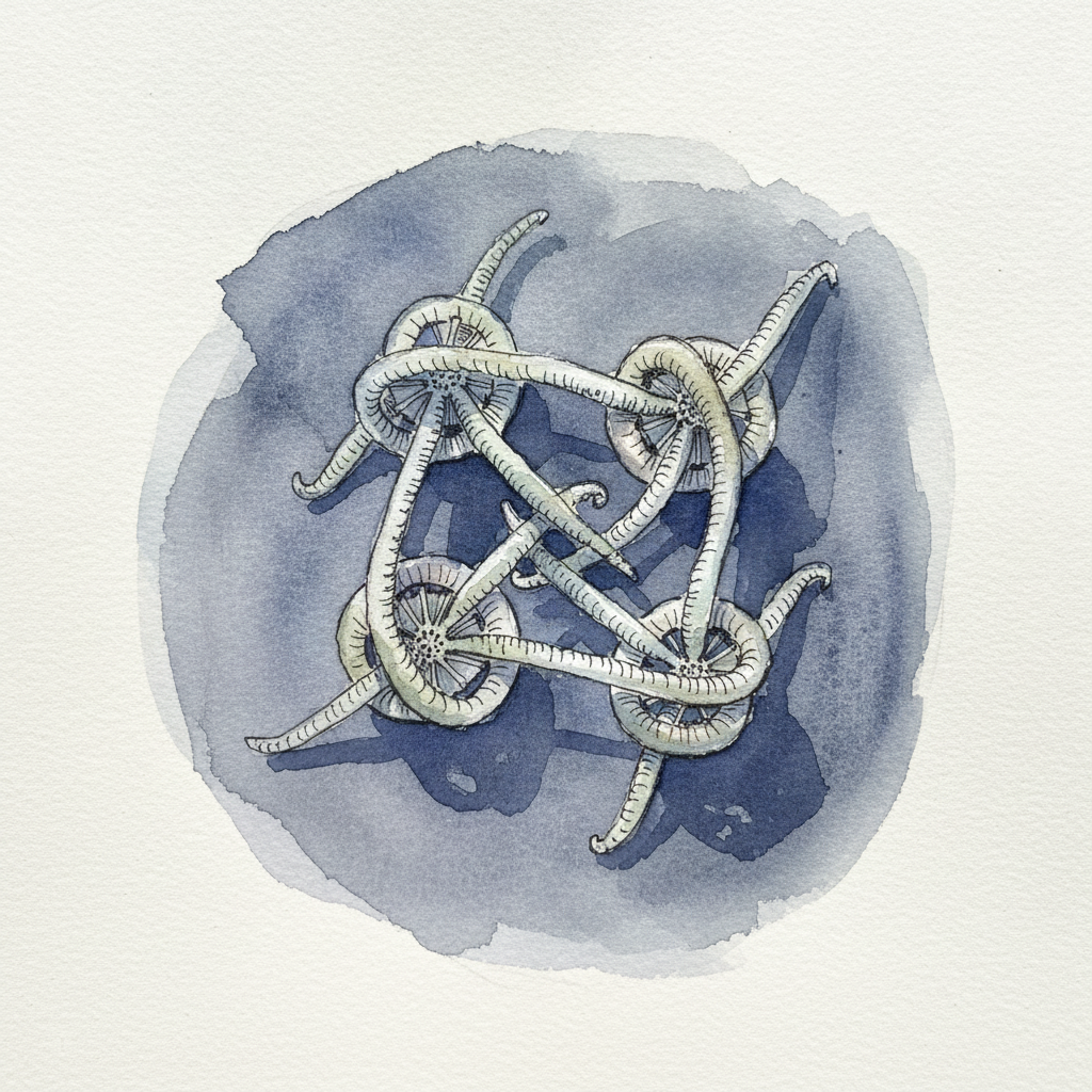 Brittle stars, tangle example 2