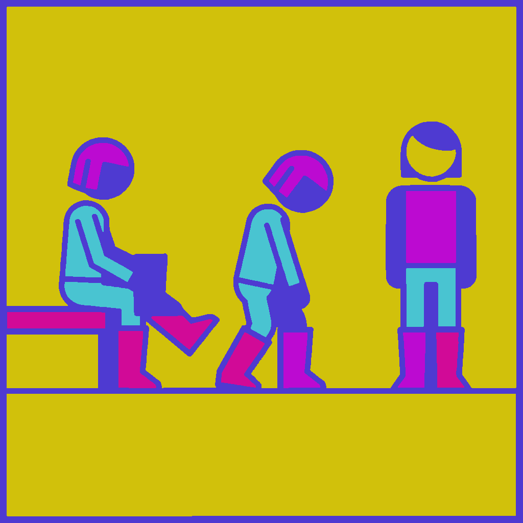 Pulling on boots three figures example 3
