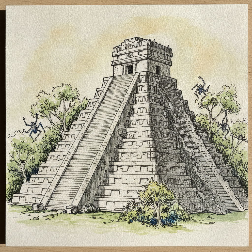 Tikal: Temple V, Petén, Guatemala example 1