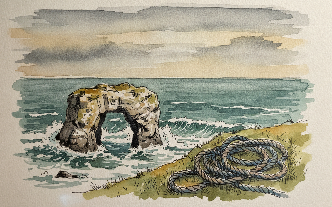 Marble Arch headland, Donegal, October example 1