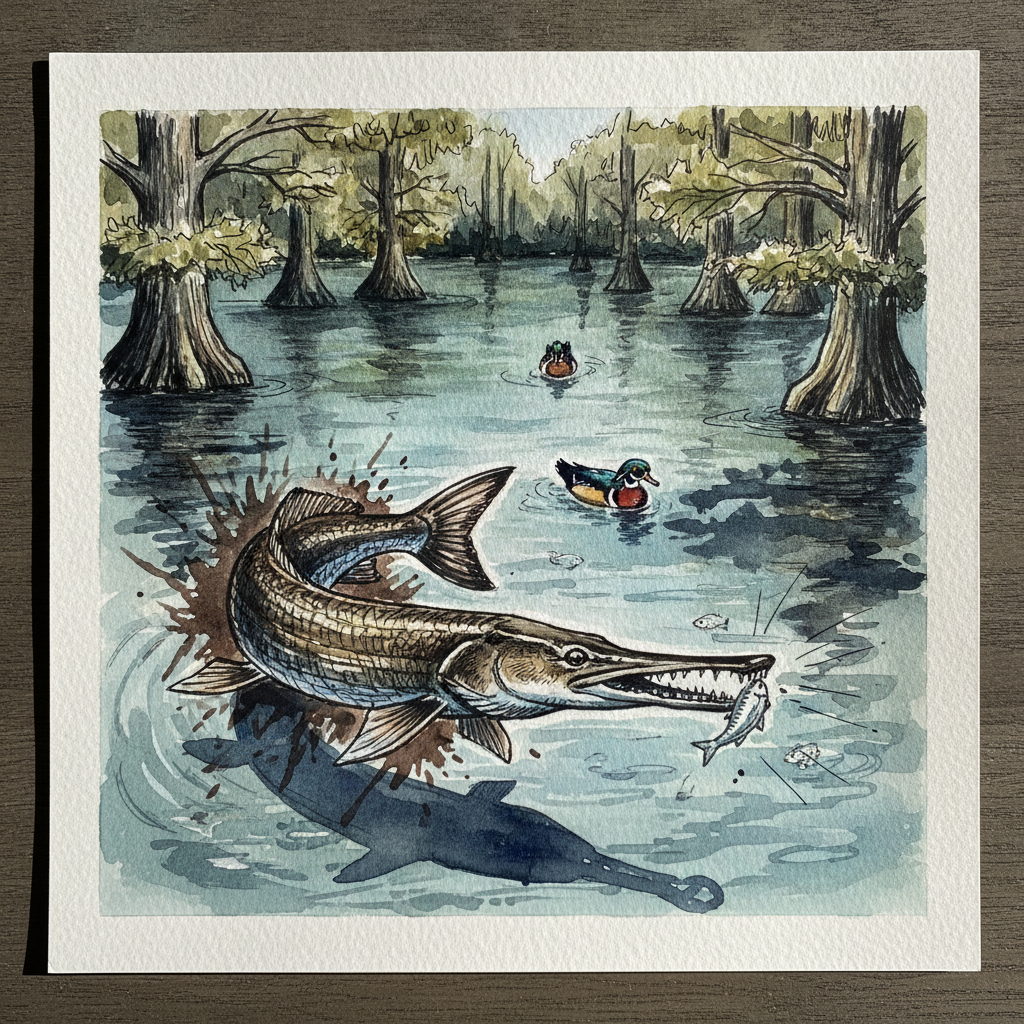 Longnose gar example 1