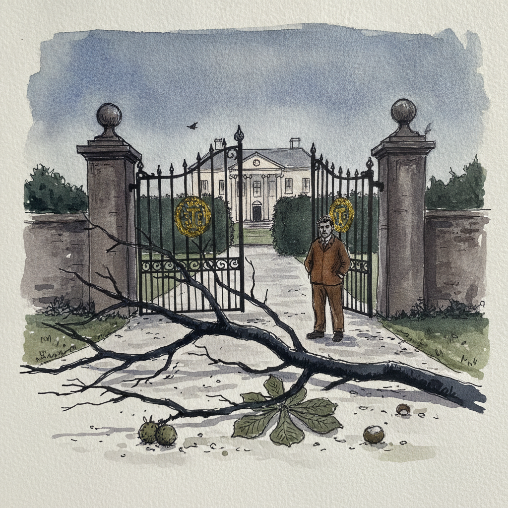 Devon House, Autumn Storm Aftermath example 1