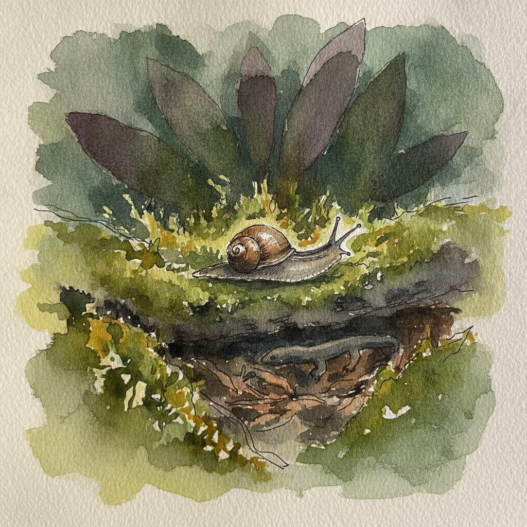 Roundback slug snail example 2