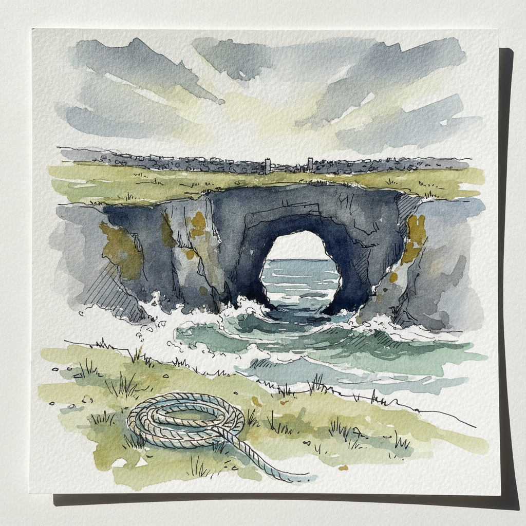 Marble Arch headland, Donegal, October example 2