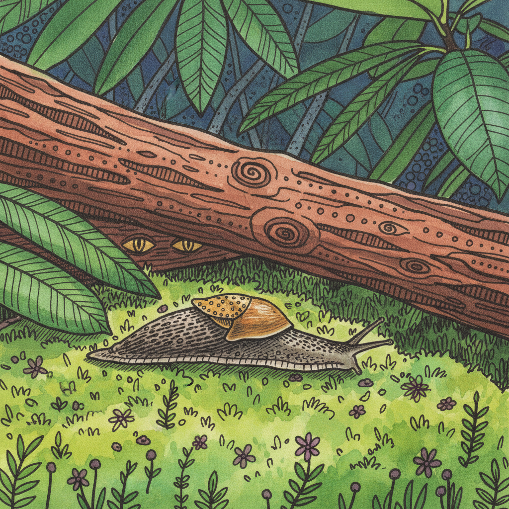 Roundback slug snail example 3