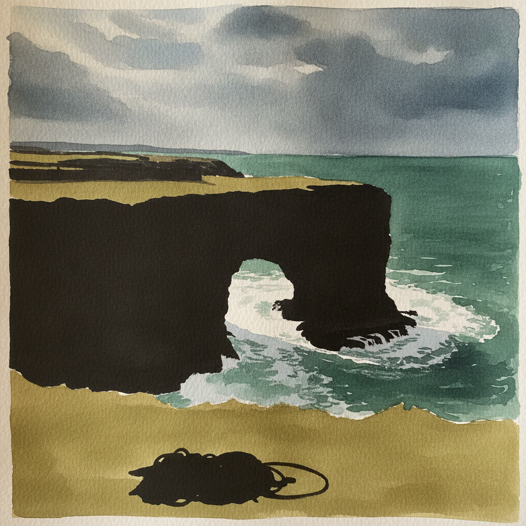 Marble Arch headland, Donegal, October example 3