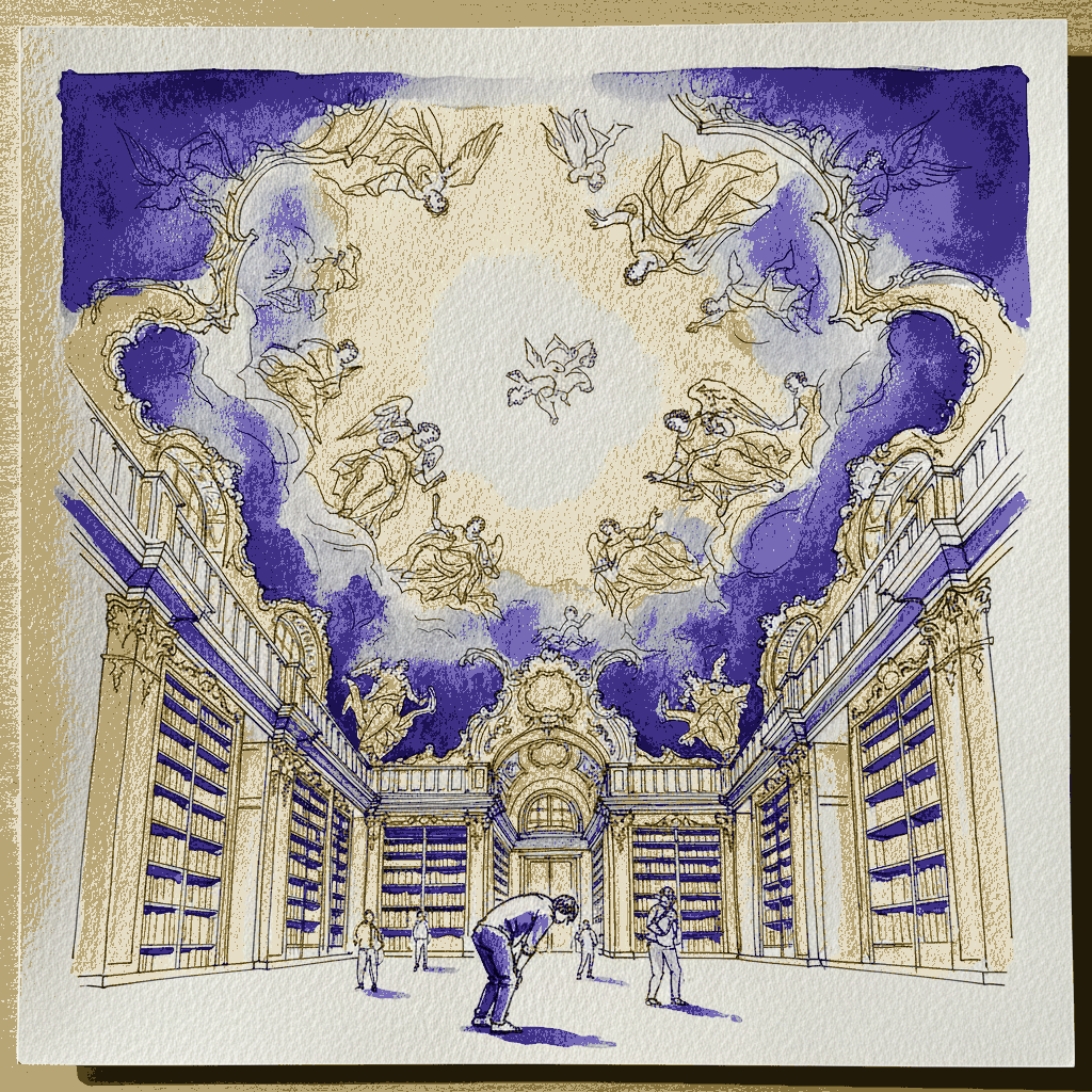 Schussenried Abbey Library, Bad Schussenried, Germany example 3