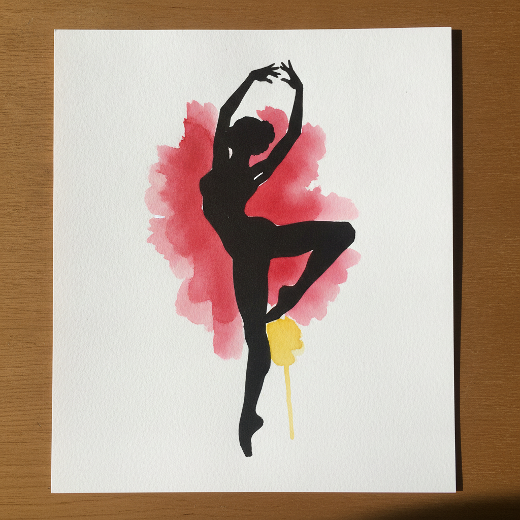 Attitude derriere, mid-career soloist example 3
