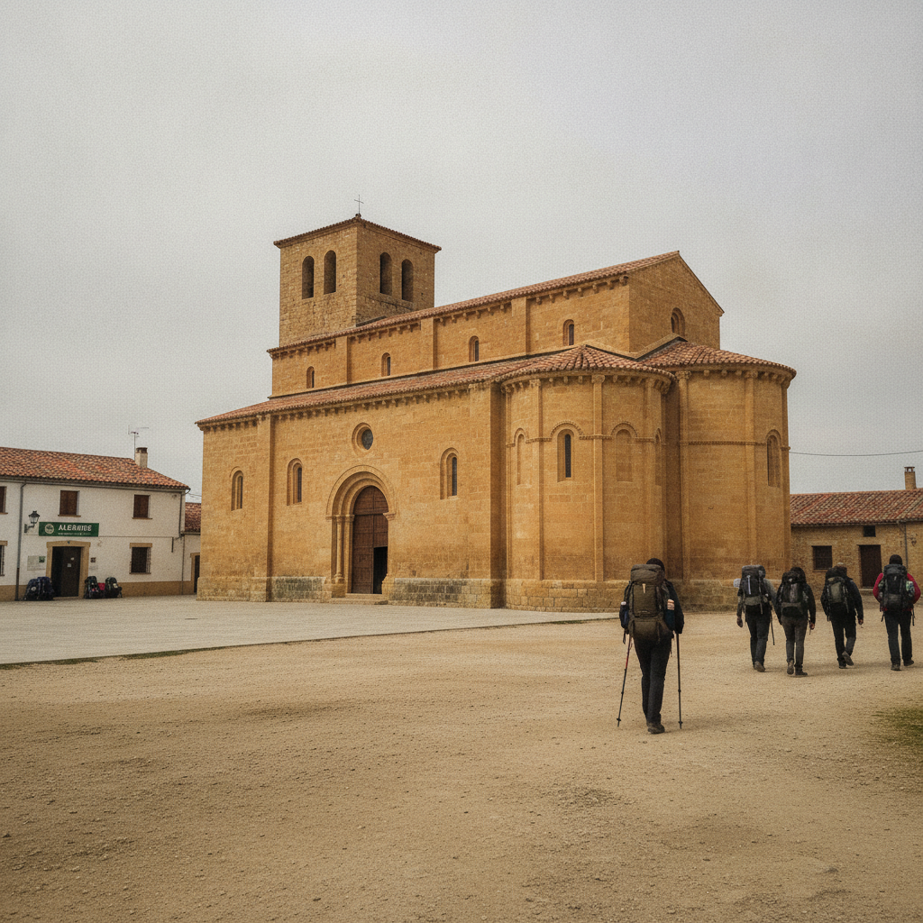 San Martín de Frómista, Frómista, Spain AI-generated photoreal reference