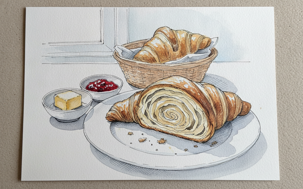 Croissant Cross-section example 1