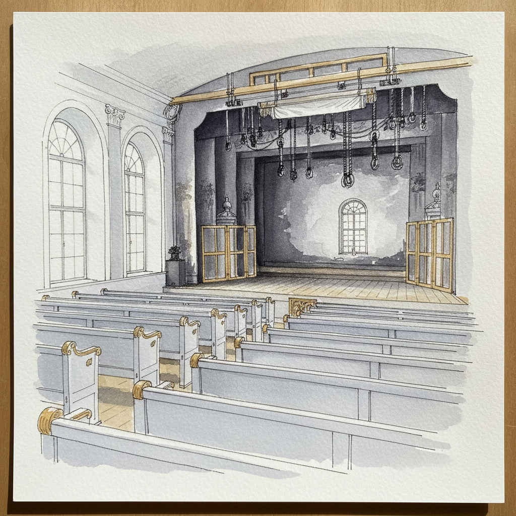 Drottningholm Court Theatre, Drottningholm, Sweden example 1