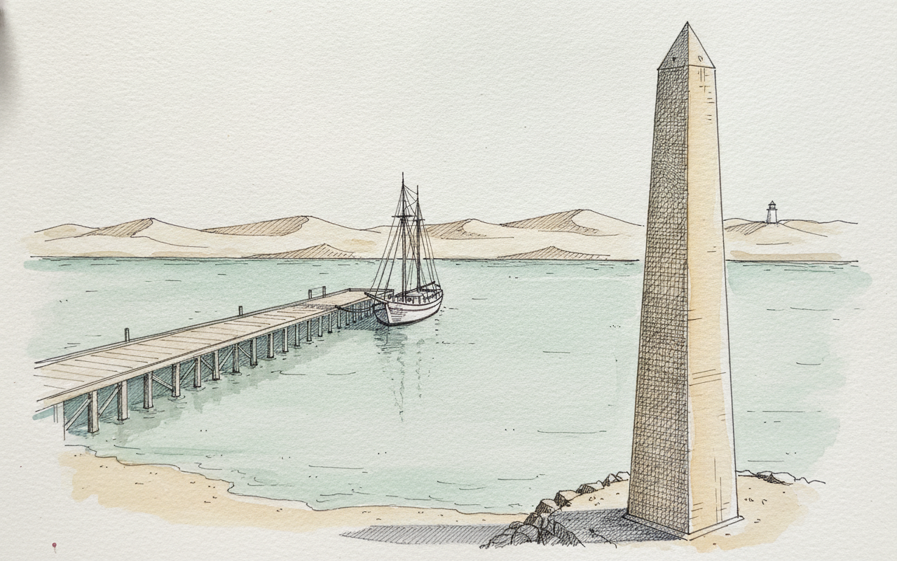 Provincetown Cape Cod harbor, USA example 1