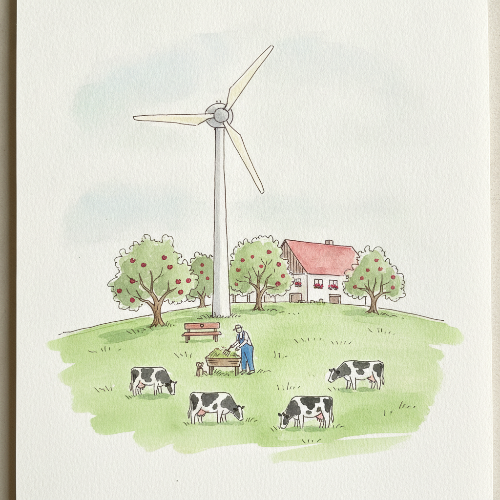 German Hilltop Smallholding, Schwäbische Alb example 2