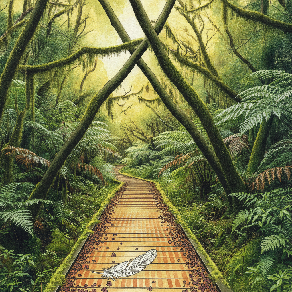 New Zealand Beech with Tree Fern, South Island example 3